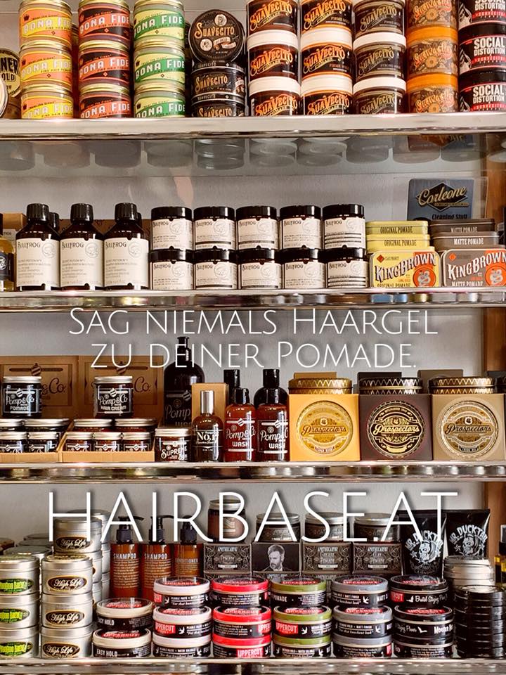 Pomaden bei HAIRBASE - wasser- und ölbasierte Pomaden, Clays, Creams