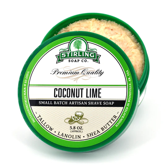 Stirling Soap Company - Rasierseife Coconut Lime 170 ml