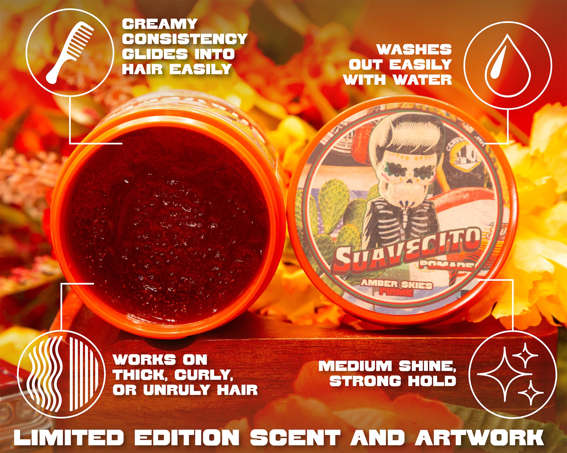 Suavecito Summer Pomade 2026 Amber Skies - Firme Hold 113g