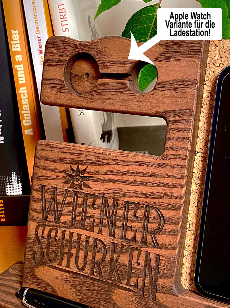 WIENER SCHURKEN ORGANIZER aus Eschenholz 2-teilig