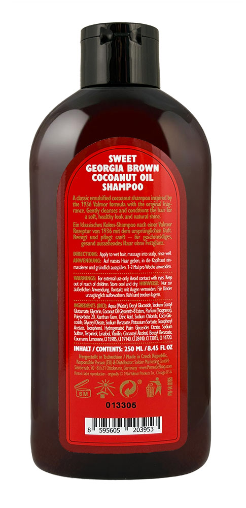Sweet Georgia Brown Cocoanut Oil Shampoo 250 ml