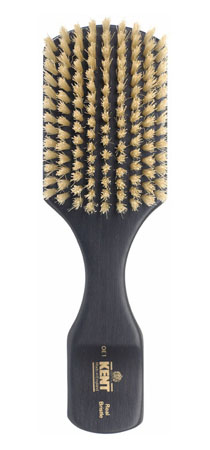 Kent Haarbürste OE1 handbearbeitet, mit weißen Naturborsten