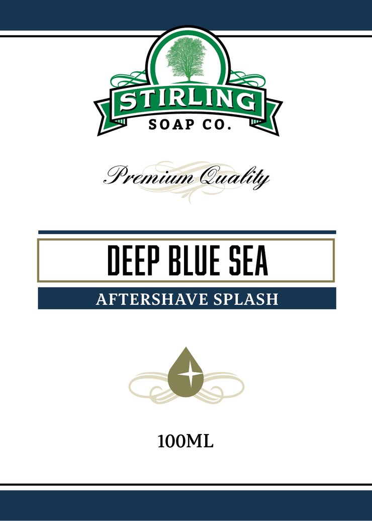 Stirling Soap Company - Aftershave Splash Deep Blue Sea 100 ml