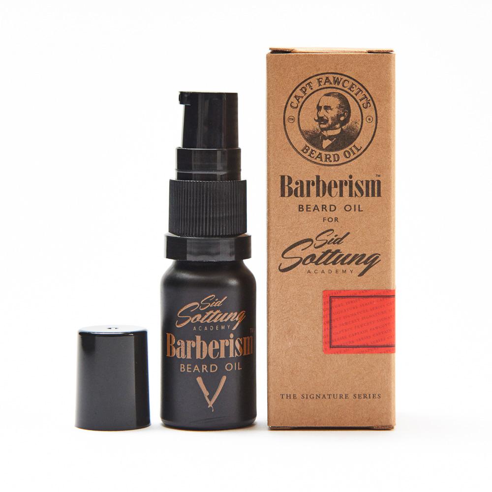 Captain Fawcett Beard Oil Barberism