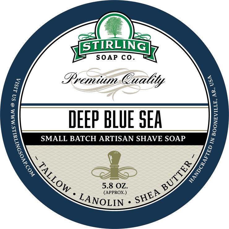 Stirling Soap Company - Rasierseife Deep Blue Sea 170 ml