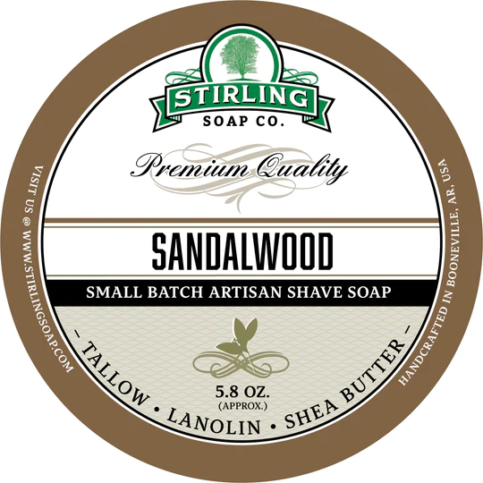 Stirling Soap Company - Rasierseife Sandalwood 170 ml