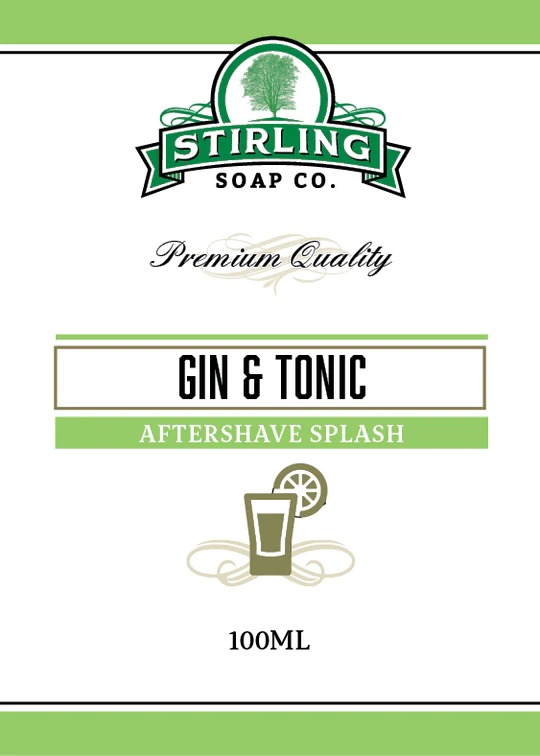 Stirling Soap Company - Aftershave Splash Gin & Tonic 100 ml
