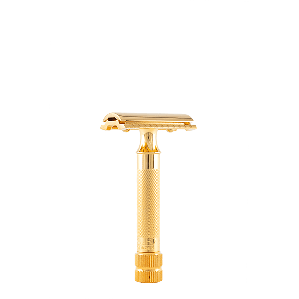 Merkur Rasierhobel 34G - vergoldet