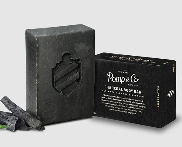 Pomp & Co. - Charcoal Body Bar Soap 120g