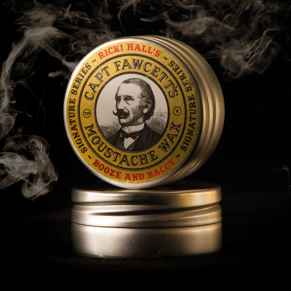 Captain Fawcett - Moustache Wax (Bartwichse) - Ricki Hall Booze & Baccy 15 ml