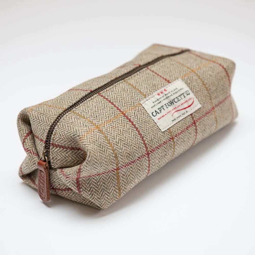 Captain Fawcett - Tweed Wash Bag (CF.318)