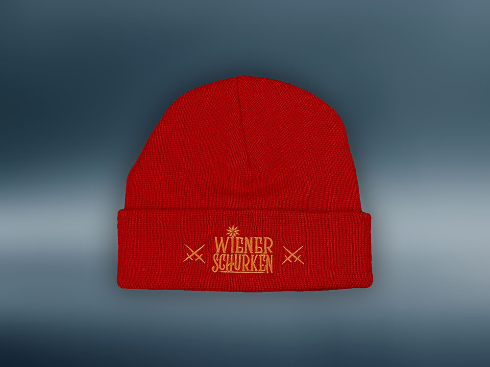 WIENER SCHURKEN BEANIE im Fisherman Style