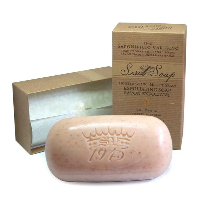 Saponificio Varesino - Scrub Soap Honey & Grain 300 g