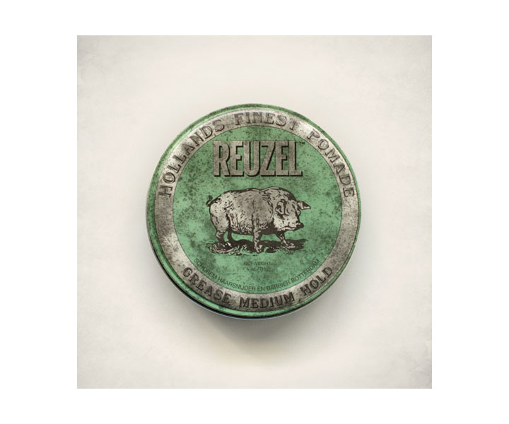 Reuzel Grease Medium Hold Pomade (grüne Reuzel)