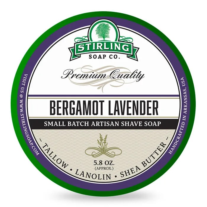 Stirling Soap Company - Rasierseife Bergamot Lavender 170 ml