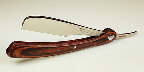 FEATHER Rasiermesser Artist Club DX mit Holzgriff - ACD-RW
