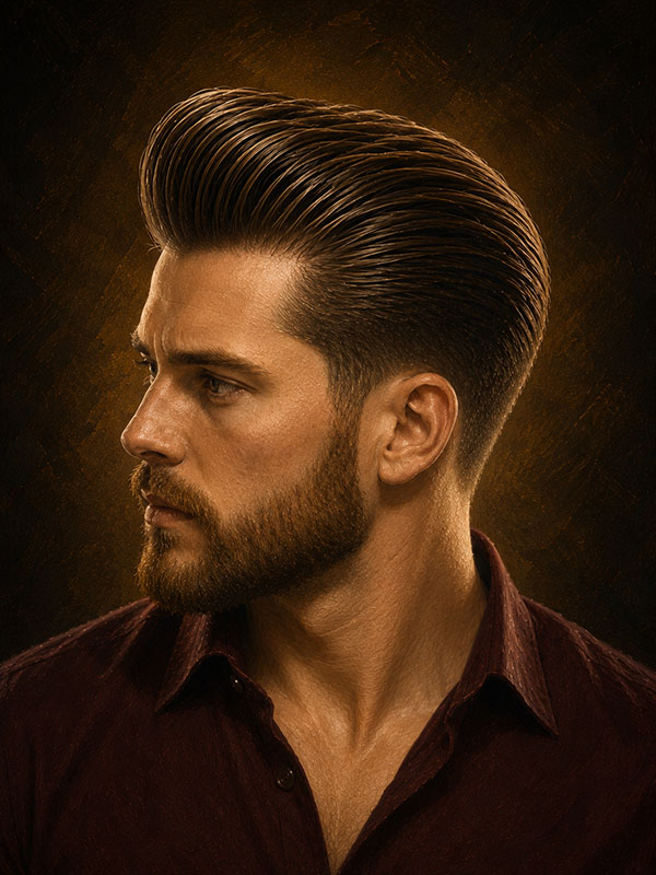 Classic Pompadour – Männerfrisur
